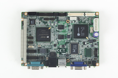 DM&P Vortex86DX-1.0 GHz Ultra Low Power 3.5" SBC with VGA/TTL/LVDS, LAN, Onboard Memory