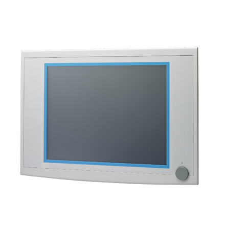 15" XGA LCD Industrial Monitor with Resistive Touchscreen, Lockable Display Port, USB