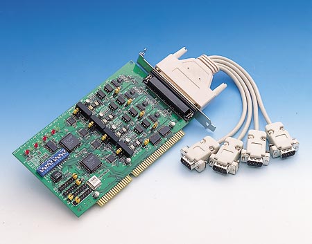 4 Port RS-422/485 ISA Communication Card with Surge Protection & Isolation
