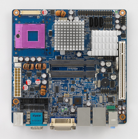 Intel<sup>®</sup> Core™ 2 Duo Mini-ITX with VGA/DVI/LVDS, 4 COM,Dual LAN
