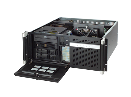 Quiet 4U Bare Rackmount Chassis with Dual SAS/SATA HDD Trays