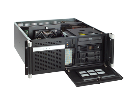4U Rackmount Bare Chassis with Motherboard Support, SAS/SATA HDD Trays and 300W PSU