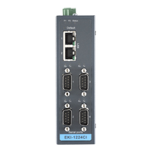 4-Port Modbus Gateway w/ Redundant Ethernet Ports & Isolation, -40~75C