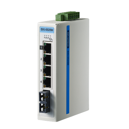 ProView 5-port 10/100Mbps Industrial Switch with 1x Multi Mode SC Type, Wide Temp -10~60&#8451;