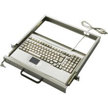 19" Rackmount Keyboard  W/Touchpad (English)
