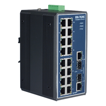 16+2G Combo Ports Ind. Unmanaged GbE Switch