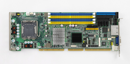 LGA 775 Intel<sup>®</sup> Core™ 2 Duo Full-size Single Board Computer with  VGA/ Dual Gigabit LAN/ DVI/ PCI/ HISA, RoHS