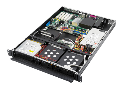 1U Industrial Rackmount Chassis with Motherboard Support, Dual HDD Bays and 300W PSU