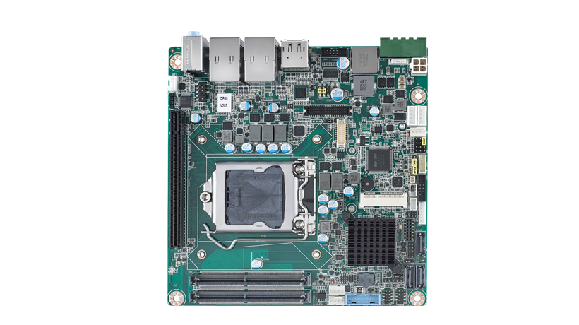CIRCUIT BOARD, miniITX LGA1151 DP/HDMI/PCIe/1GbE/2COM/H110,RoHS