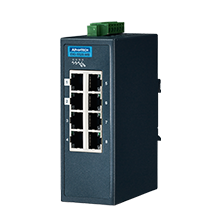 ETHERNET DEVICE, 8FE Ind. Switch with Modbus TCP/IP.