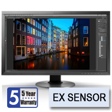 EIZO 27" CS2730-BK-CNX Black LCD Monitor, 350 cd/m2 Typical Brightness, 2560 x 1440 Resolution
