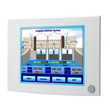 17" XGA LCD Industrial Monitor with VGA, DVI, USB