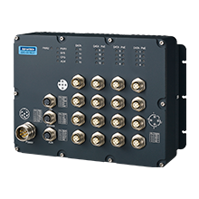 Train Switch 16* M12 FE Port with 12* PoE Port HV