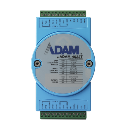 2-ch Serial Based Dual Loop PID Controller with Modbus
