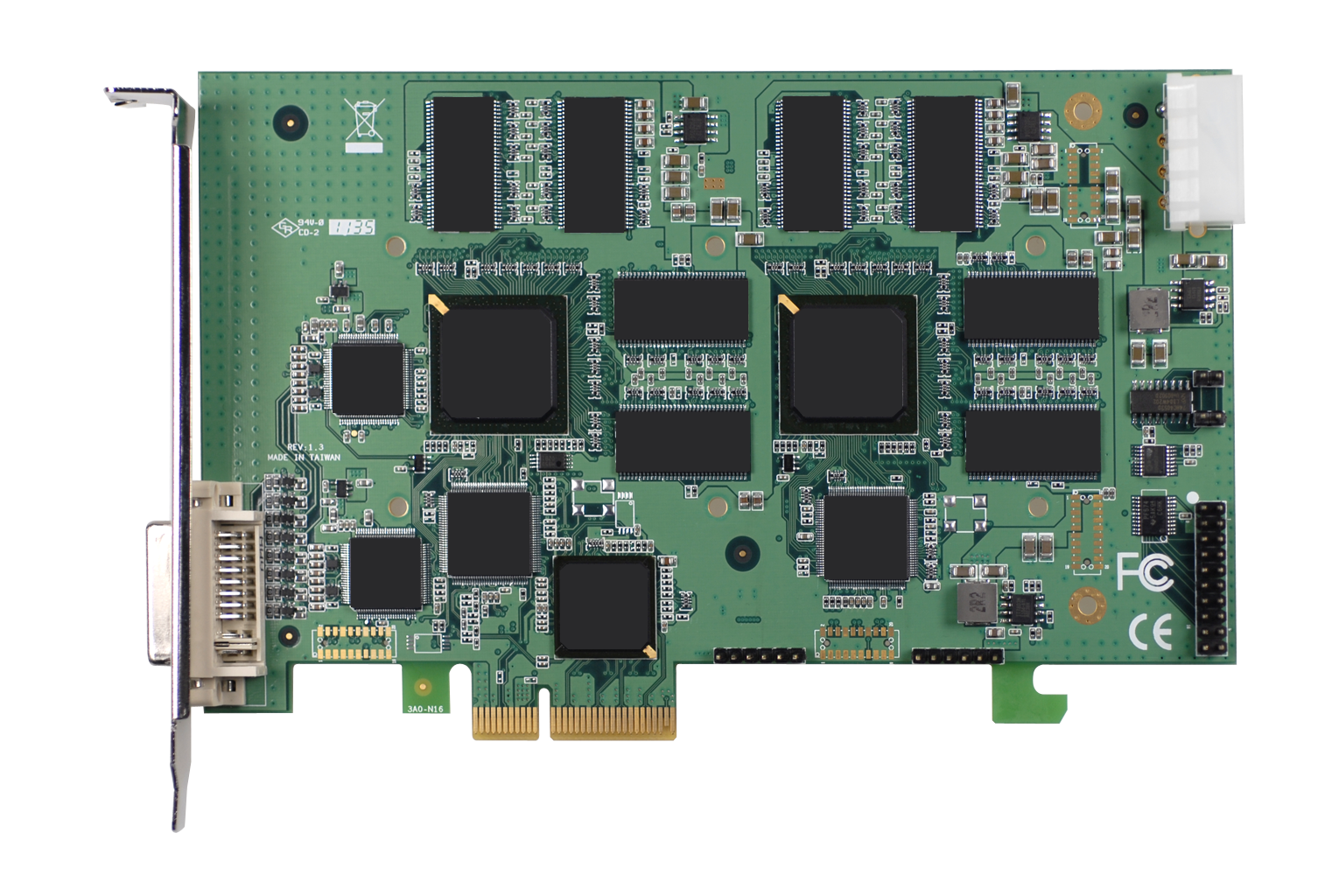 8-Channel SD PCIex4 HW Video Capture Card with SDK