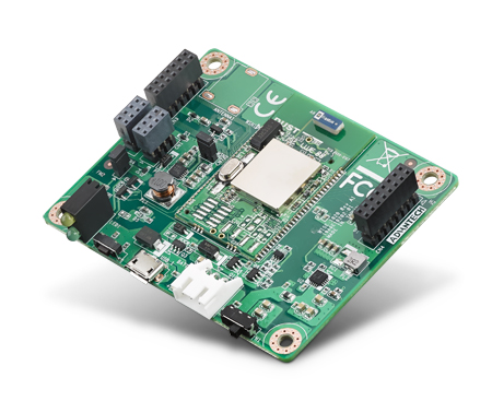 Wireless IoT Node with SMA connector and antenna