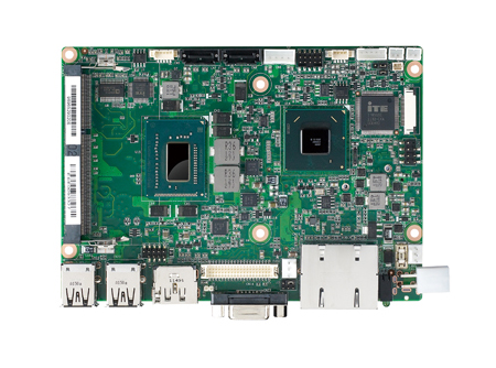 Intel<sup>®</sup> Celeron 3.5” SBC with MIOe Expansion, DDR3, VGA, LVDS, HDMI