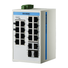 ProView 16-Port Gigabit Industrial Switch with 2x RJ45/SFP Combo, Wide Temperature -10~60&#8451;