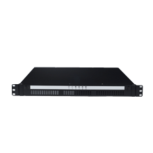 1U Rackmount Bare Chassis with 2 Slot Capacity, 3 HDD Bays - Backplane version