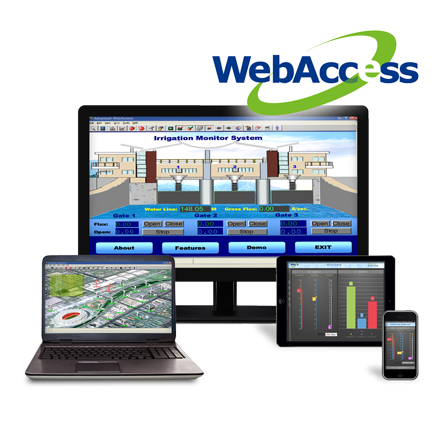 WebAccess 8.0 HMI/SCADA Software with 600 Tags