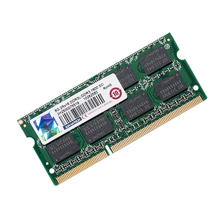 MEMORY MODULE, 8G SO-DDR3-1600 512X8 1.35V&1.5V SAM