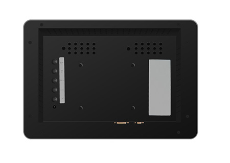 10.1" Pro-Flat Touch Monitor, P-CAP, 500 nits, VGA/DVI, Black
