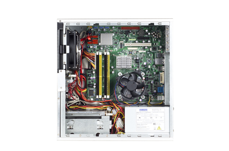 Desktop/Wallmount MicroATX Motherboard Bare Chassis with 4 Slot Expansion