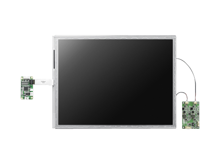 15" 1024x768 LVDS 1200nits -20℃~+70℃ LED 6/8bit Res. Touch High Brightness Display Kit
