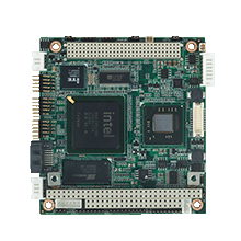 Intel Atom N450 PC/104-Plus SBC with VGA, LVDS, GbE LAN, On-Board CF <b>- Wide Temp Version (-20~80C)</b>