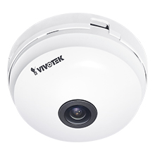VIVOTEK FE8180 5MP Indoor Compact Fisheye Dome IP Network Camera, 360° Surround View, 1920x1080, 30fps, H.264, MJPEG, PoE