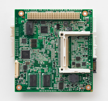 Intel<sup>&#174;</sup> Atom™ N455,1GBメモリ搭載PCI-104SBC、CRT,LVDS,GbE,4USB,3COM,SATA