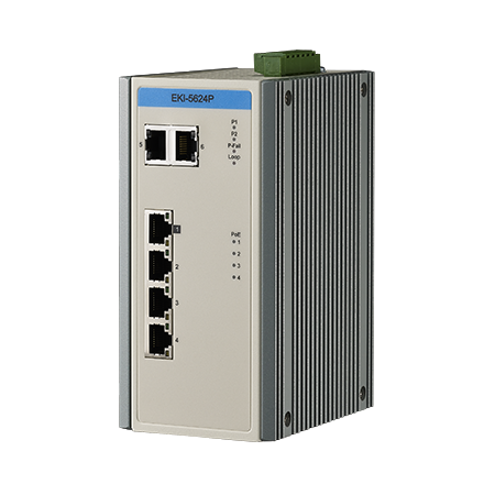 ETHERNET DEVICE, 4FE with PoE+2GE Industry Switch