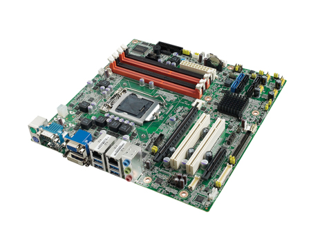 Intel Core i7/i5/i3 LGA1155 MicroATX with CRT/DVI/LVDS/DP, 6 COM, 2LAN, DDR3 and SATA3