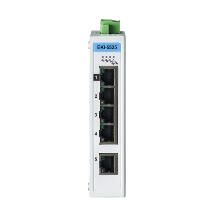 ProView 5-port 10/100Mbps Industrial Switch, Wide Temperature -10~60&#8451;