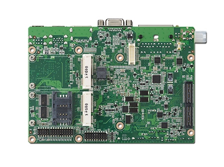 Intel<sup>®</sup> Celeron J1900 3.5" MI/O-Compact SBC, DDR3L, VGA, HDMI/DP, 48-bit LVDS/eDP, 2GbE, Mini PCIe, mSATA/SD card, iManager, MIOe