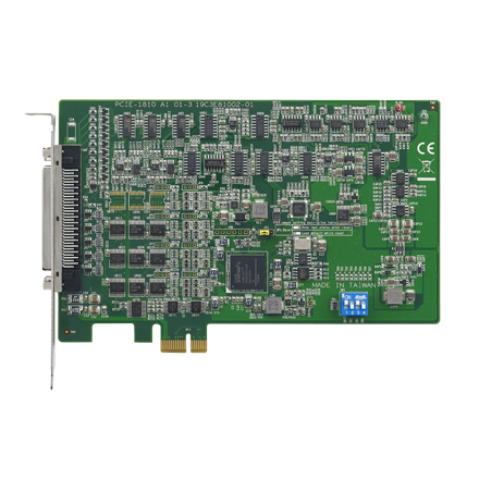 16-Channel PCIE 멀티펑션 카드, 12bit, 800kS/s