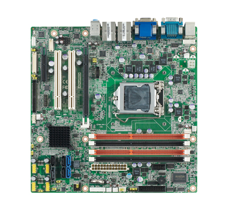 CIRCUIT BOARD, LGA1155 mATX VGA/DVI/LVDS/PCIe/eDP/4 COM/C216