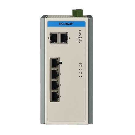ETHERNET DEVICE, 4FE with PoE+2GE Industry Switch