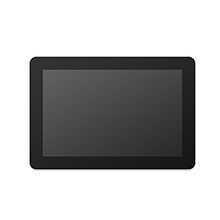 10.1" Pro-Flat Touch Monitor, P-CAP, 500 nits, VGA/DVI, Black