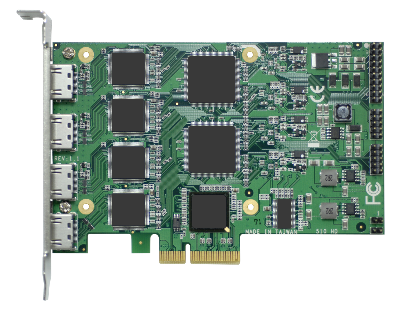 4 채널 풀 HD PCIe 비디오 압축 카드 (SDK 포함)
