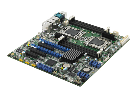 Dual 1366 Socket Server Board with 2 PCIe x16 Expansion and SAS/SATA Controller