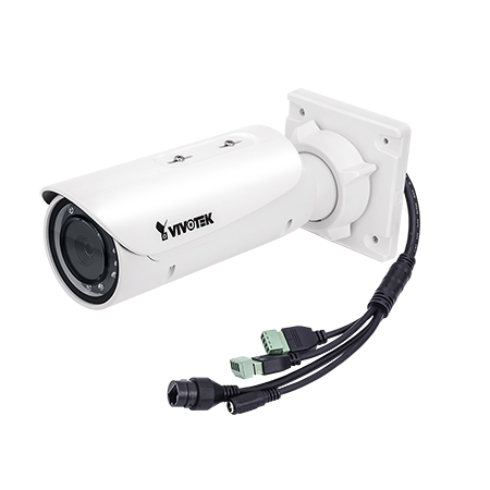 VIVOTEK IB8382-ET 5MP Outdoor Day/Night Bullet IP Network Camera, Vari-focal 3-9mm Lens, 2560x1920, 15fps, H.264, MJPEG, IP66, Vandal-proof IK10, Defog, PoE