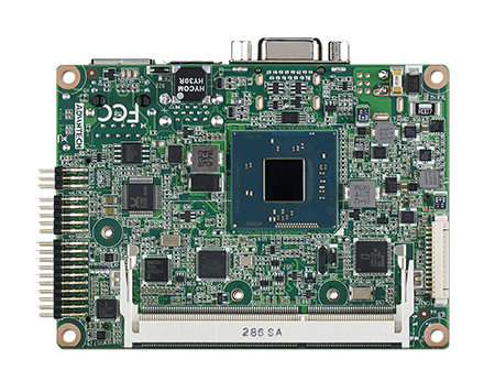 Intel<sup>®</sup> Atom™ E3825 Pico-ITX SBC, DDR3L, 24-bit LVDS, VGA , 1 GbE