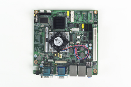 Intel<sup>®</sup> Atom™ N450/D510 Mini-ITX with VGA/LVDS, 6 COM, and Dual LAN